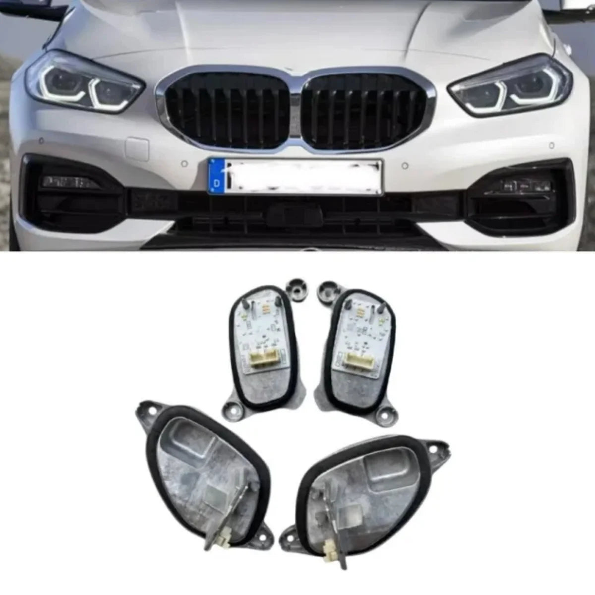 NEW LED Headlight LED Light DRL Module White Color 63119448115 63119448116 For BMW 1' F40 118i 2' F44 2019-2021 — view 2