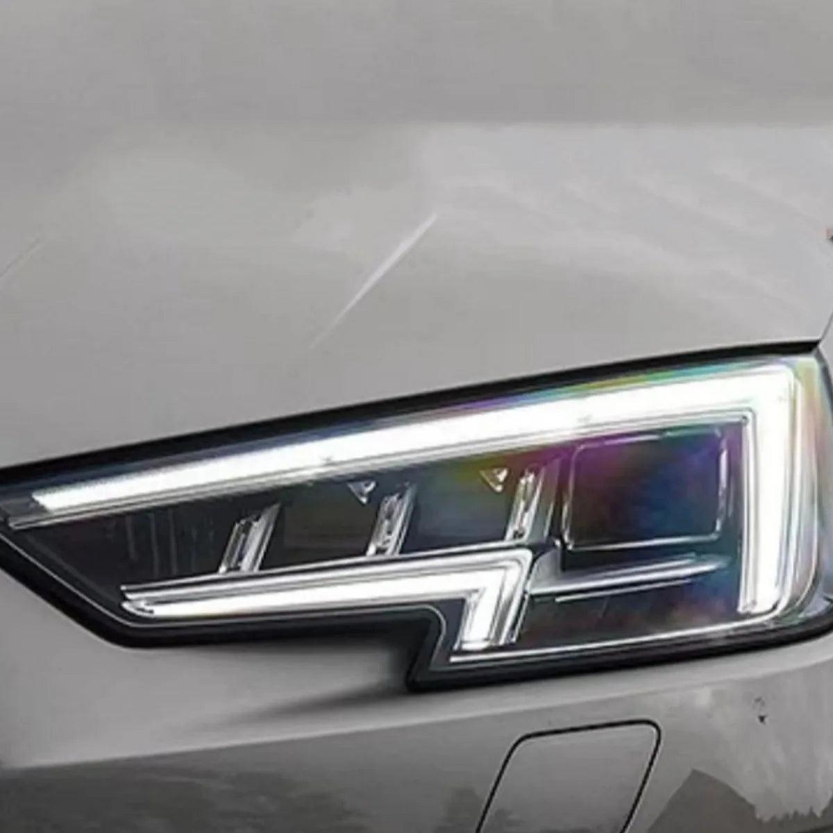 NEW Matrix Headlight DRL Tube Acrylic tube Light Guide DRL Fiber For AUDI A4 B9 PA B10 2017 2018 2019 — view 4