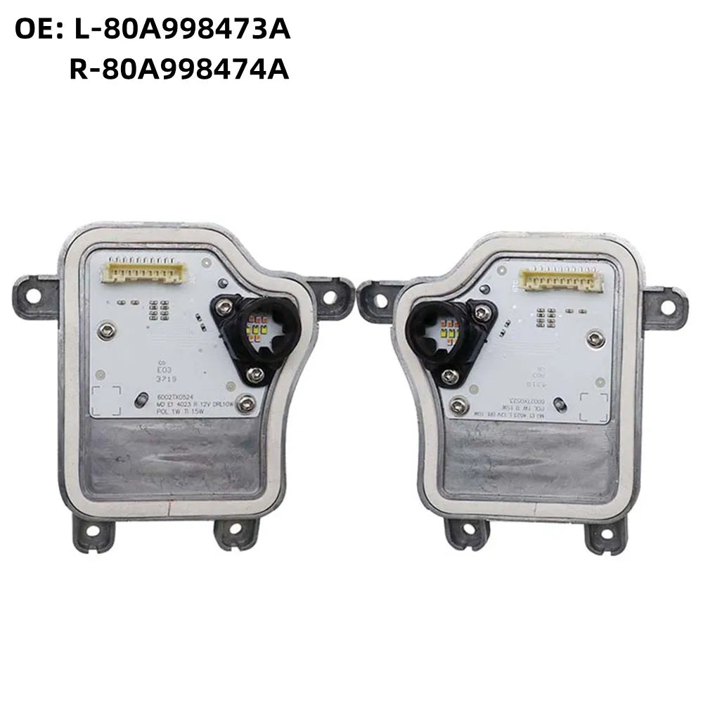 Original Headlight DRL Module LED Module White Color OE 80A998473A 80A998474A Audi Q5 Sportback 2017-2020 — view 2