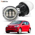 Pair Led Fog Lights for Volkswagen VW Up ! 2011 2012 2013 2014 2015 Angel Eye DRL Lens Fog Driving Lamp Headlight Low Beam — view 1