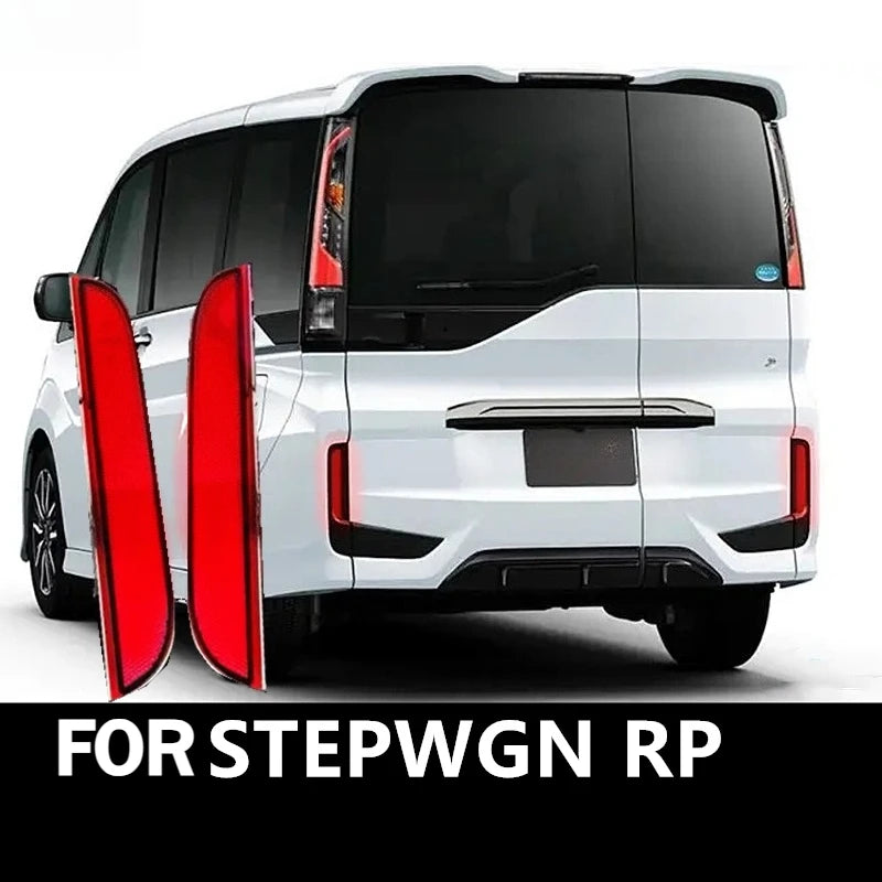 RHD For Honda Stepwgn RP 3 5 7 Car LED Rear Bumper Decorative Light Reflector Guide Light Modification Driving Brake Lamp — view 1