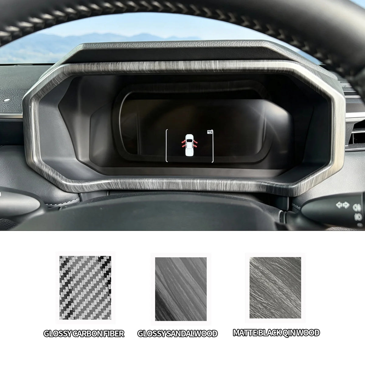 RHD For Toyota Hilux 2026 Car Instrument Panel Decorative Frame Center Console Dashboard Trim Interior Molding Cover Accessories — view 4