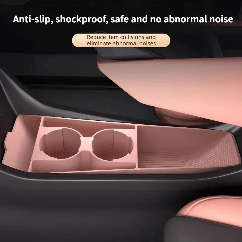 Silicone Center Console Lower Storage Box for BYD Seagull 2023-2025 Car Interior Armrest Organizer Tray Modified Accessories — view 5