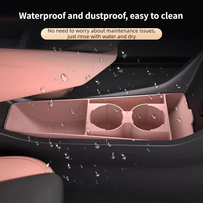 Silicone Center Console Lower Storage Box for BYD Seagull 2023-2025 Car Interior Armrest Organizer Tray Modified Accessories — view 6