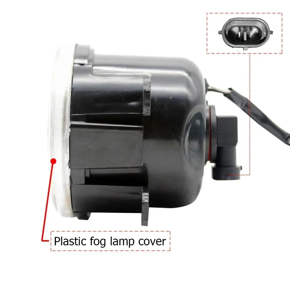 Upgrade Led Angel Eye Fog Lights 30W DRL Or Halogen Fog Daytime Running Lamp For Holden Berlina Statesman Calais VE 2006-2009 — view 3