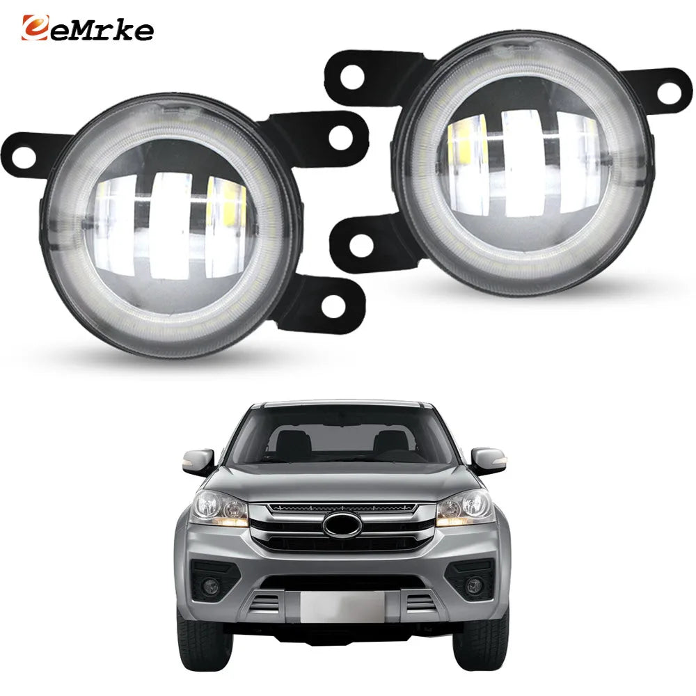 Upgrade LED Car Fog Light Driving Lamp Lens for Great Wall Steed NBP Cab Chassis GWM Wingle 5 2016-2021 2022 2023 2024 2025 2025 — view 1