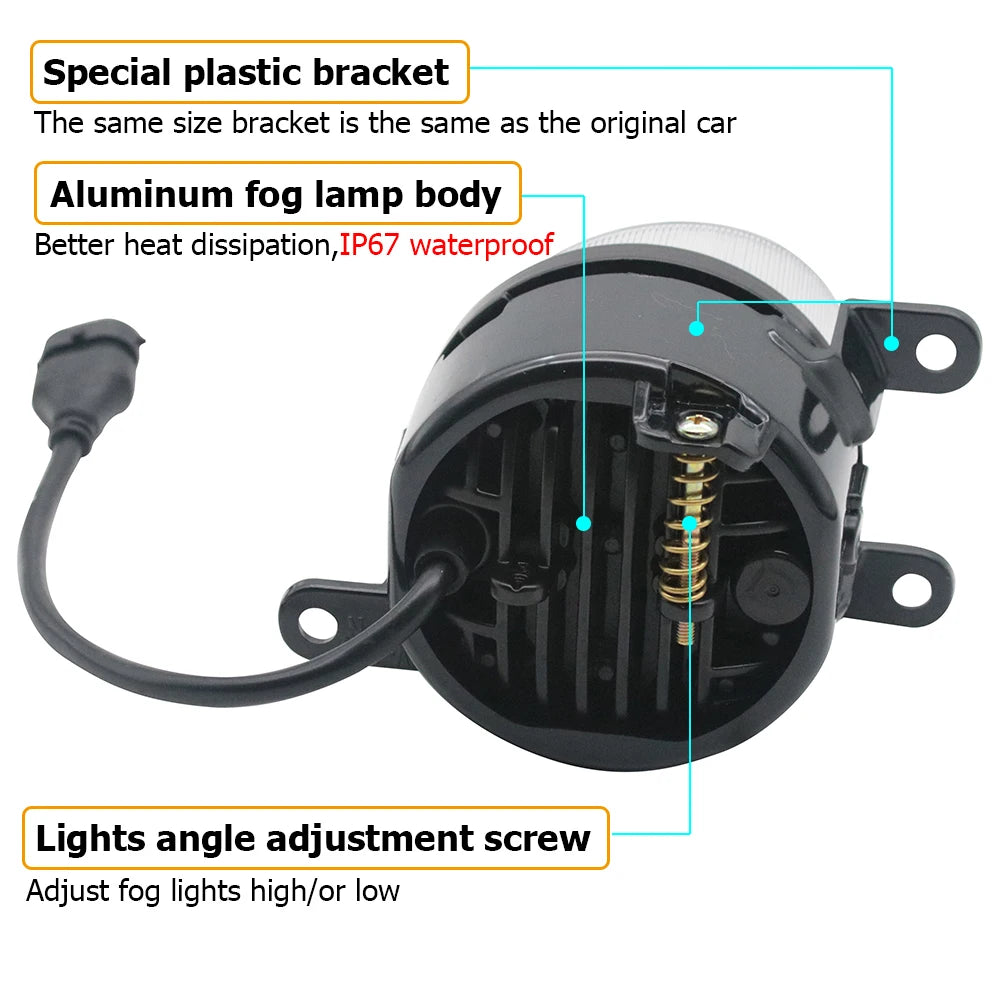Upgrade LED Car Fog Light Driving Lamp Lens for Great Wall Steed NBP Cab Chassis GWM Wingle 5 2016-2021 2022 2023 2024 2025 2025 — view 4