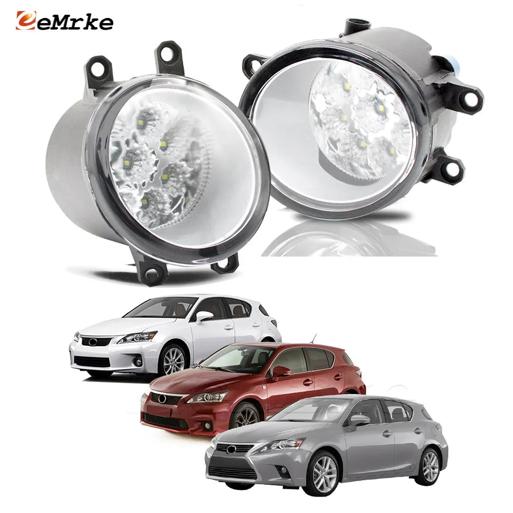 Upgrade Led Fog Lights Assembly DRL for Lexus CT 200h Ct200h 2011-2014 2015 2016 2017 Car PTF Daytime Running Light Headlight — view 1