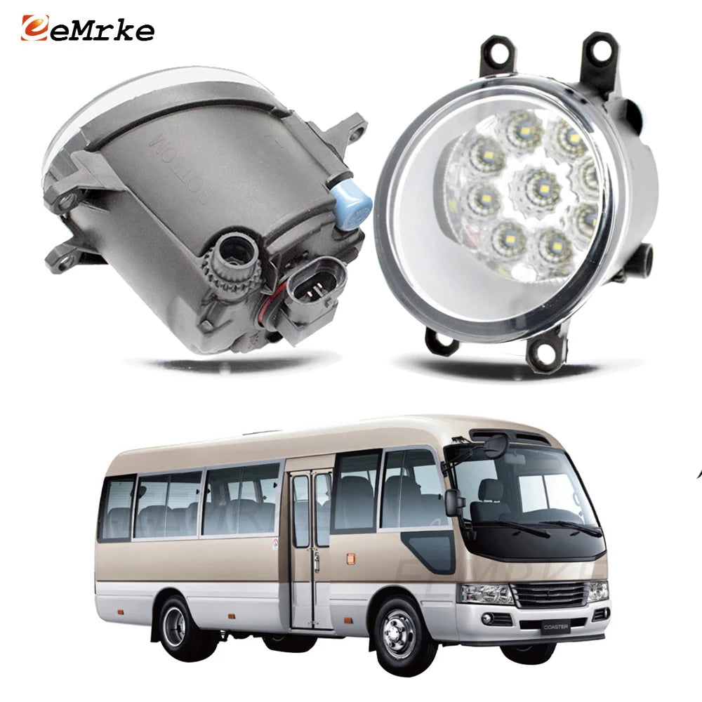 Upgrade Led Fog Lights Assembly for JMC Jmmc D60 D70 D77 E70 E66 Co-Star Mini Bus Car DRL Daytime Running Light PTF H11 Fog Lamp — view 1