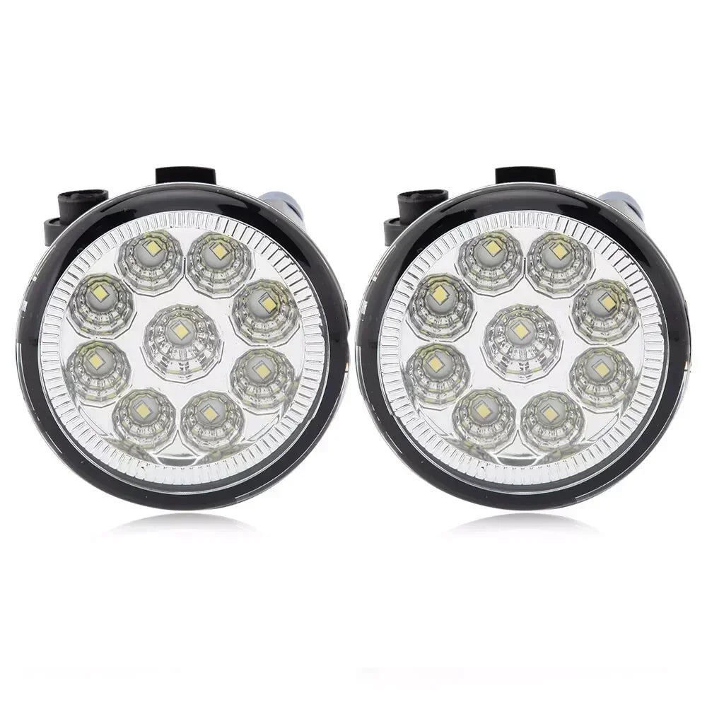 Upgrade LED Fog Lights Assembly for Nissan X-trail Xtrail X Trail T31 2007-2013 PTF DRL Headlamp Daytime Running Light Accessory — view 2