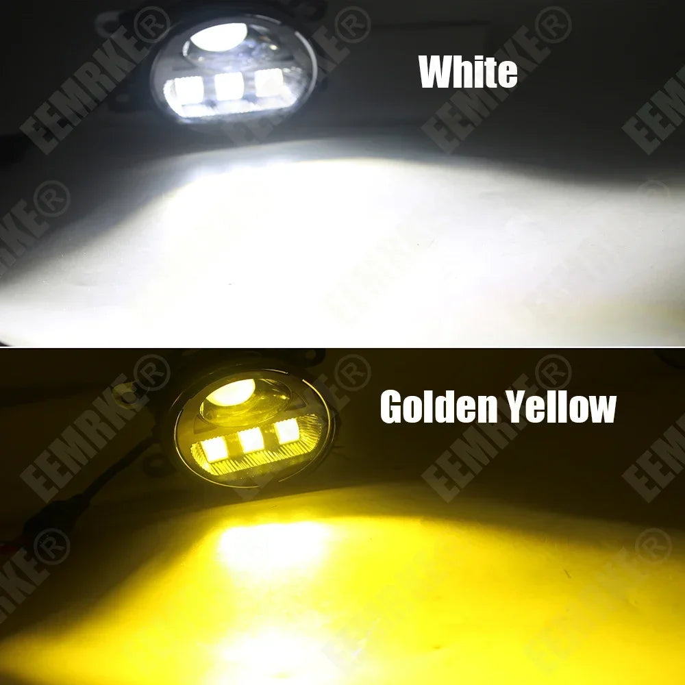 Upgrade Led Fog Lights Assembly for Subaru Forester SJ SK 2013-2018 2019 2020 with Lens Car DRL Fog Driving Lamp 50W Pair — view 6