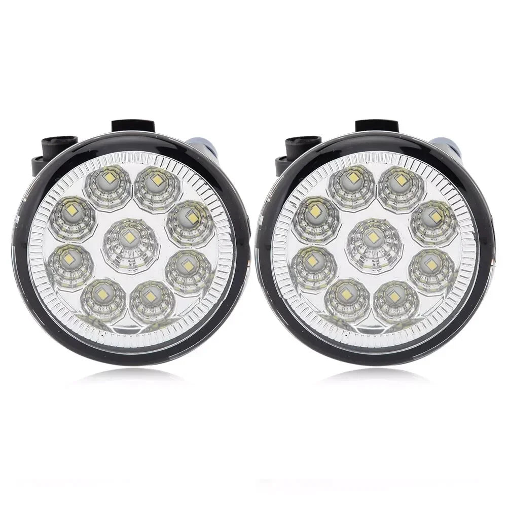Upgrade Led Fog Lights Assembly PTF for Infiniti FX S50 FX35 FX45 2006 2007 2008 Car DRL Headlights Daytime Running Lamp — view 2