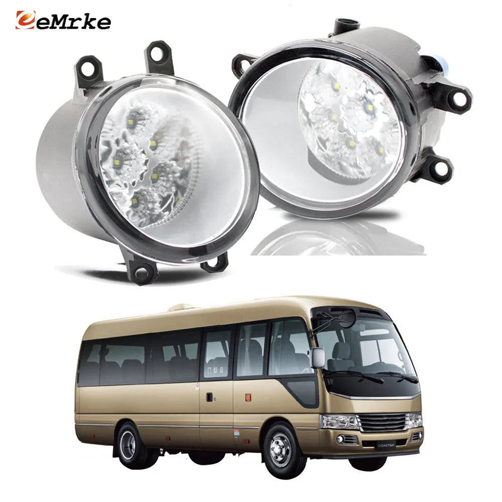 Upgrade Led Fog Lights Assembly with Glass Lens for Jac Best AnKai Better F7 Car DRL Daytime Running Light PTF H11 Fog Lamp — view 1