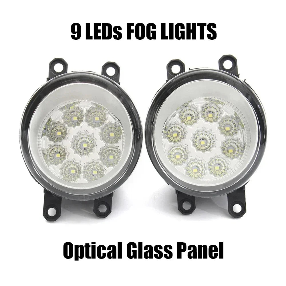 Upgrade Led Fog Lights Assembly with Glass Lens for Jac Best AnKai Better F7 Car DRL Daytime Running Light PTF H11 Fog Lamp — view 2