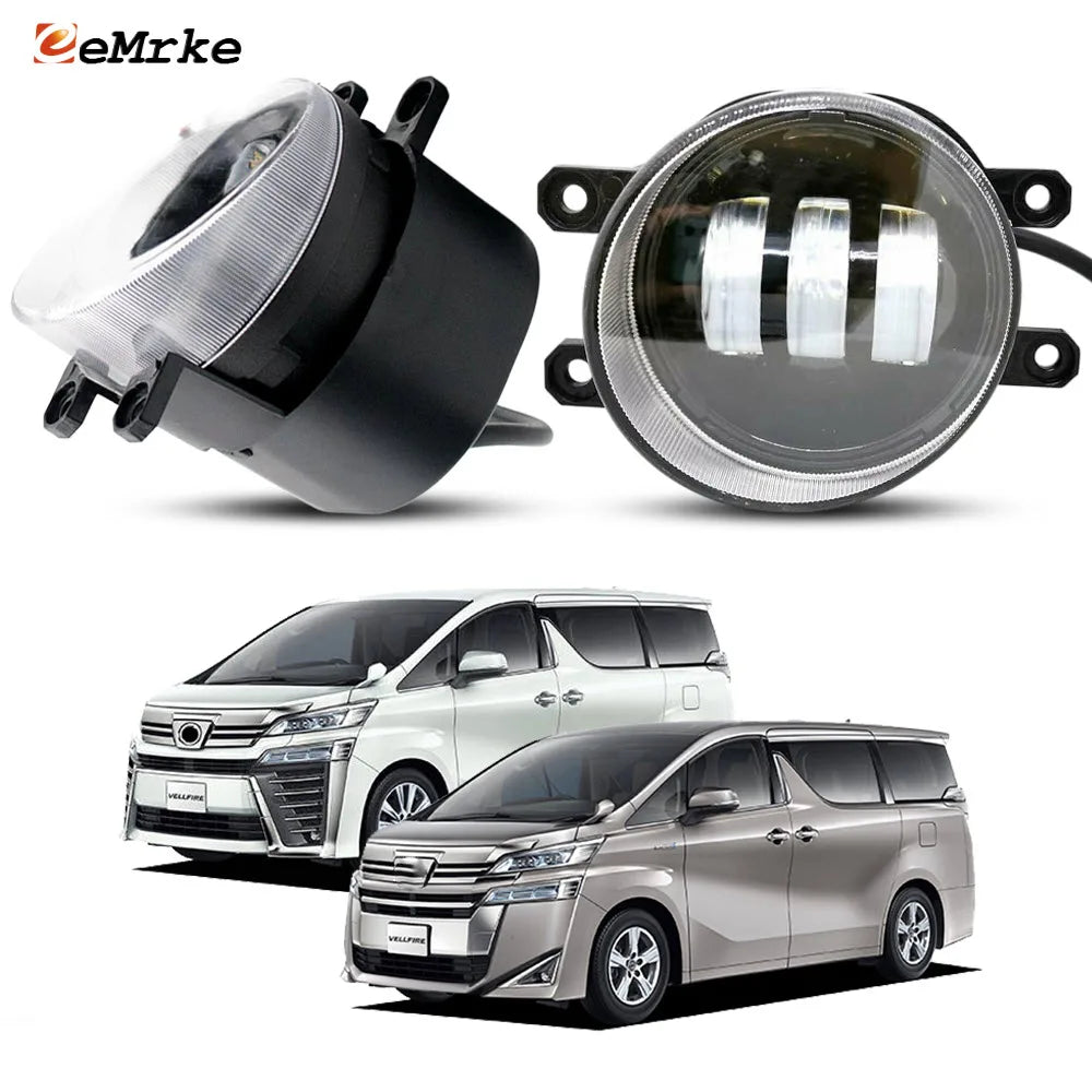 Upgrade Led Fog Lights DRL For Toyota Vellfire AH3 2015 2016 2017 2018 2019 2020 2021 Car DRL Daytime Running Light Fog Lamp — view 1