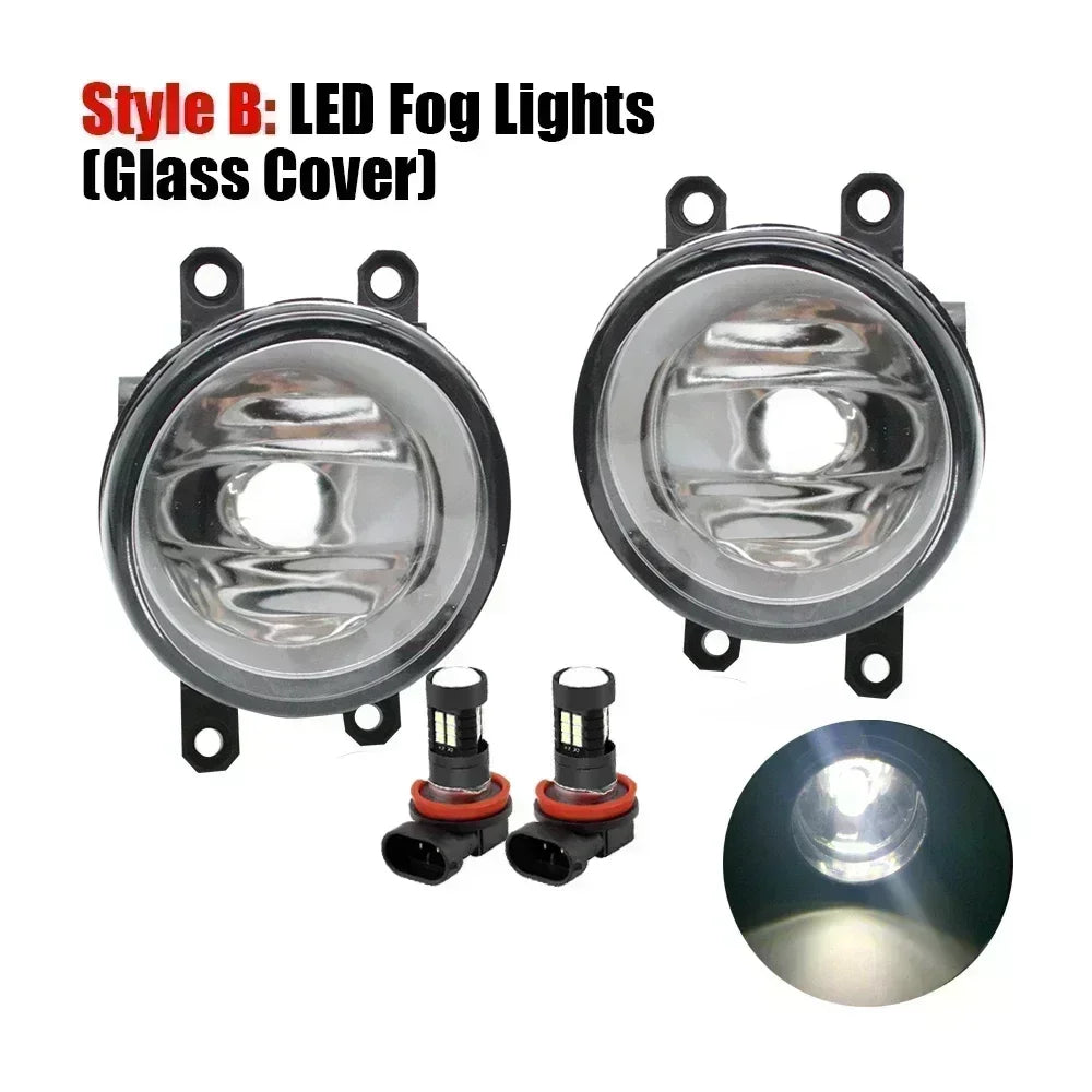 Upgrade Led Fog Lights PTF DRL for Toyota Matrix E140 2009 2010 2011 2012 2013 Fog Lamp Daytime Running Light Left and Right — view 4